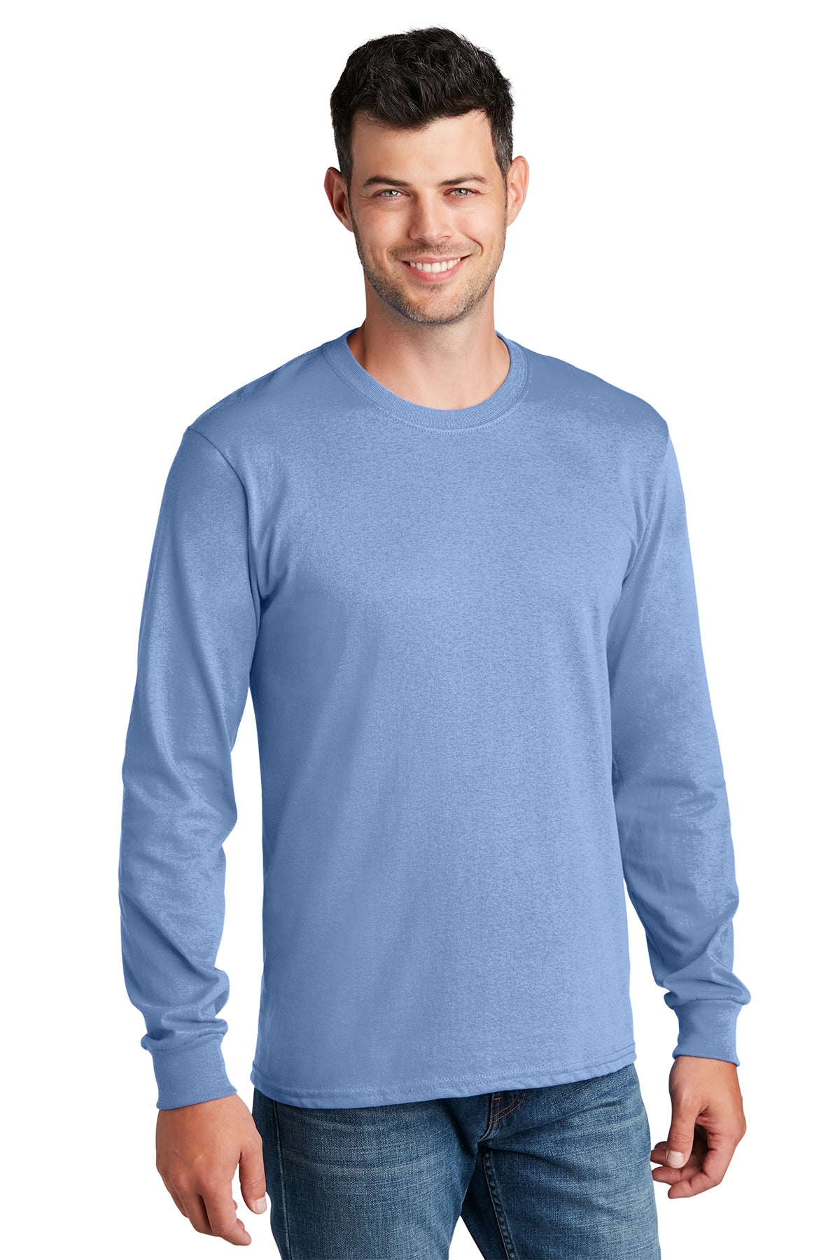 PC54LS Port & Company® Long Sleeve Core Cotton Tee. S-4XL