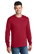 PC54LS Port & Company® Long Sleeve Core Cotton Tee. S-4XL