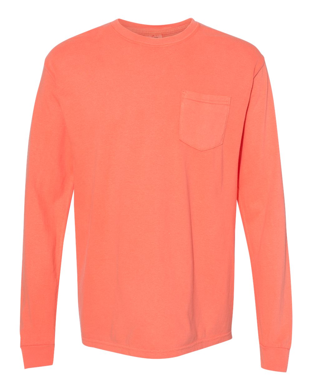 Comfort Colors - Garment-Dyed Heavyweight Long Sleeve Pocket T-Shirt - 4410. S-3XL