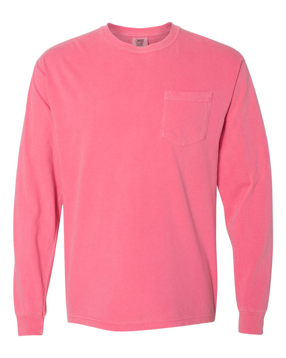 Comfort Colors - Garment-Dyed Heavyweight Long Sleeve Pocket T-Shirt - 4410. S-3XL