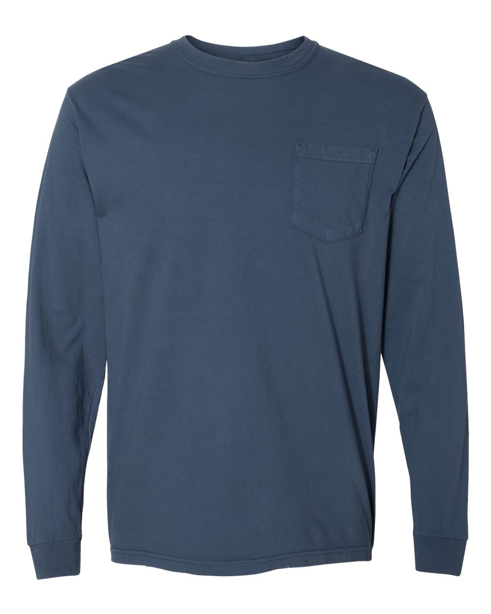 Comfort Colors - Garment-Dyed Heavyweight Long Sleeve Pocket T-Shirt - 4410. S-3XL