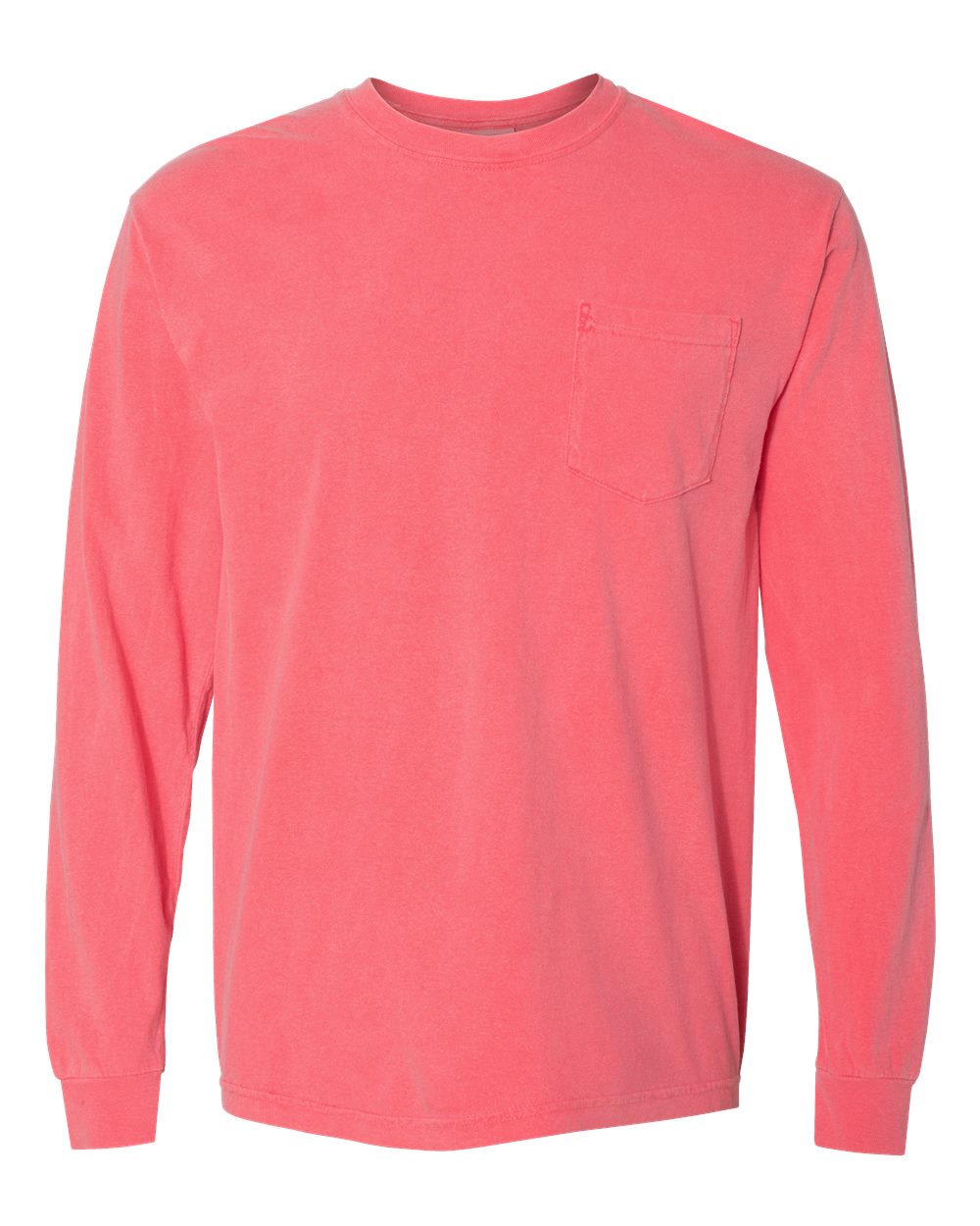 Comfort Colors - Garment-Dyed Heavyweight Long Sleeve Pocket T-Shirt - 4410. S-3XL