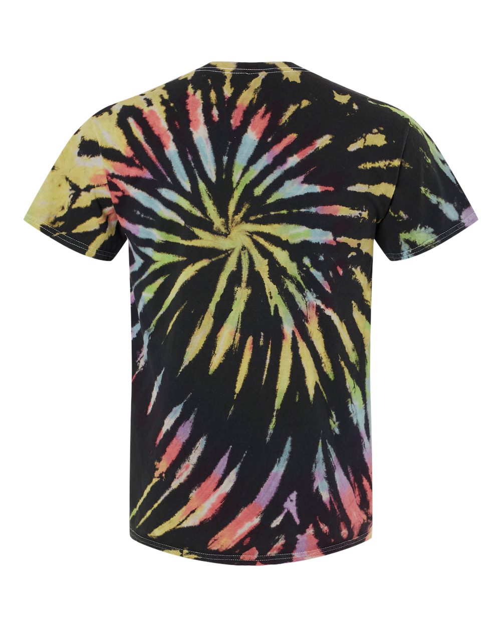 Dyenomite - Multi-Color Spiral Tie-Dyed T-Shirt - 200MS. S-3XL