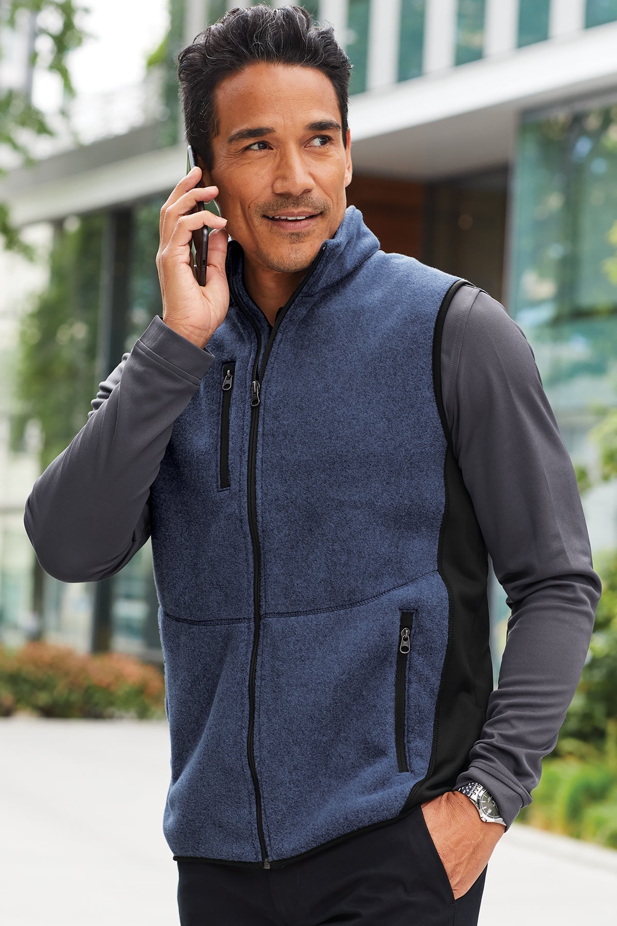 F228 Port Authority® R-Tek® Pro Fleece Full-Zip Vest