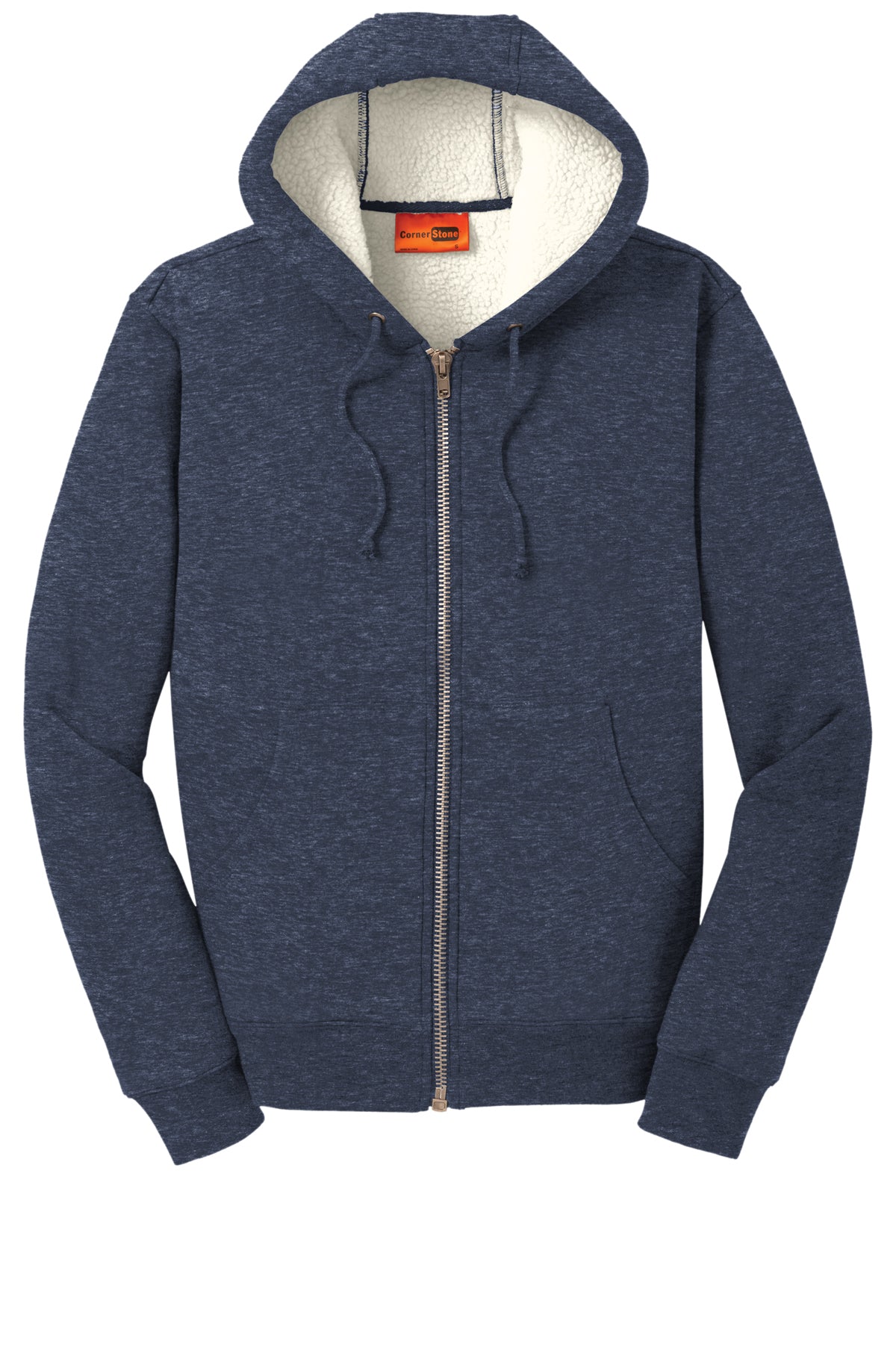 CS625 CornerStone® Heavyweight Sherpa-Lined Hooded Fleece Jacket