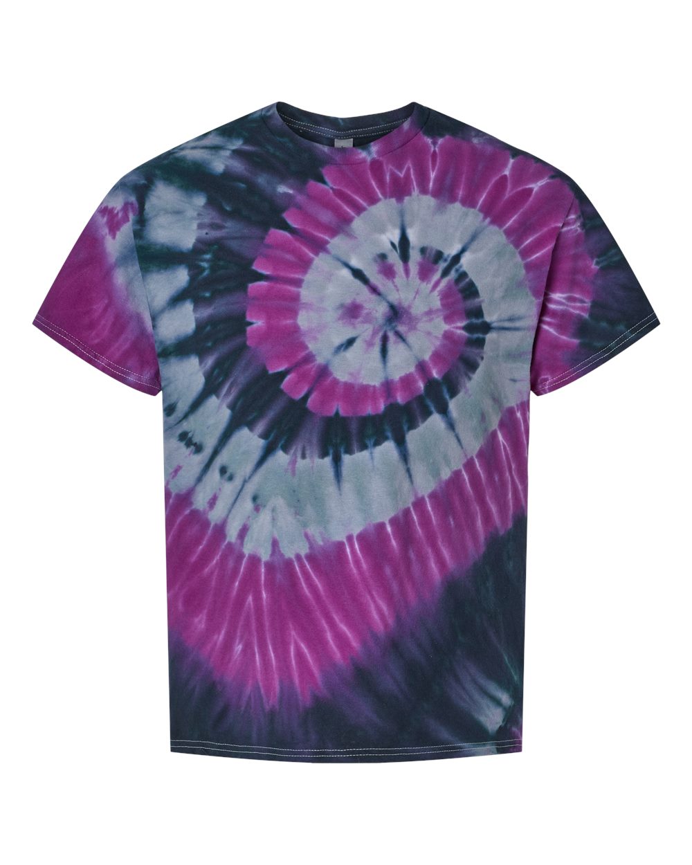 Dyenomite - Multi-Color Spiral Tie-Dyed T-Shirt - 200MS. S-3XL