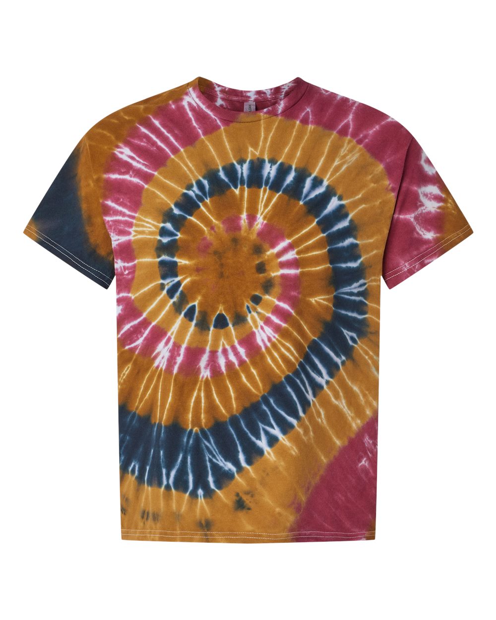 Dyenomite - Multi-Color Spiral Tie-Dyed T-Shirt - 200MS. S-3XL