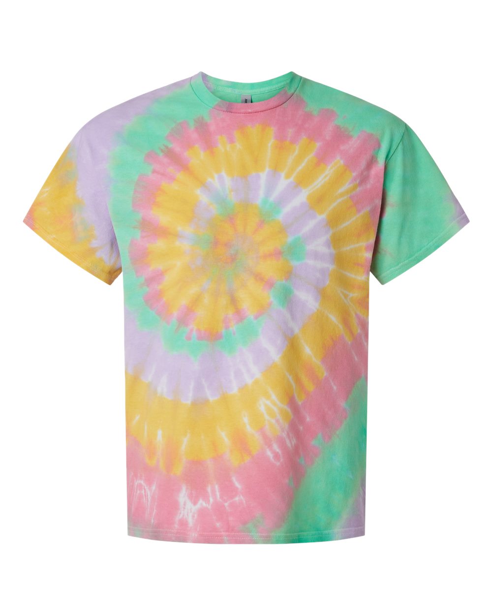 Dyenomite - Multi-Color Spiral Tie-Dyed T-Shirt - 200MS. S-3XL