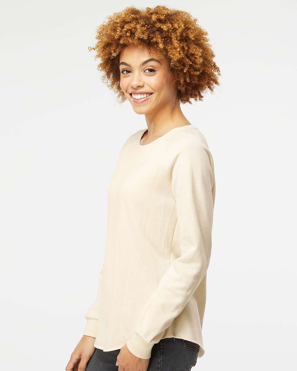 Independent Trading Co. - Women's California Wave Wash Crewneck Sweatshirt - PRM2000