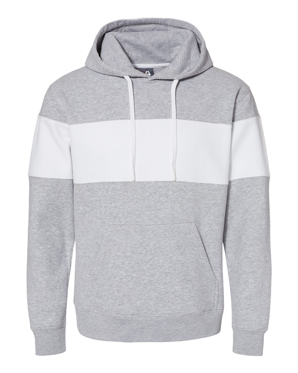 J. America - Varsity Fleece Colorblocked Hooded Sweatshirt - 8644