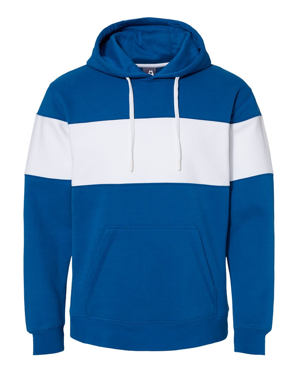 J. America - Varsity Fleece Colorblocked Hooded Sweatshirt - 8644