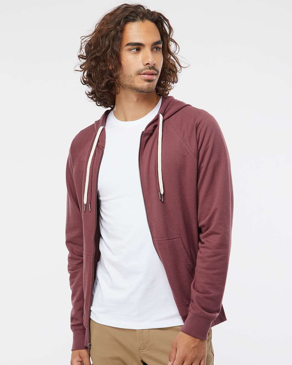 Independent Trading Co. - Icon Lightweight Loopback Terry Full-Zip Hooded Sweatshirt - SS1000Z