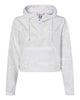 Independent Trading Co. - Women's Lightweight Quarter-Zip Pullover Crop Windbreaker - EXP64CRP