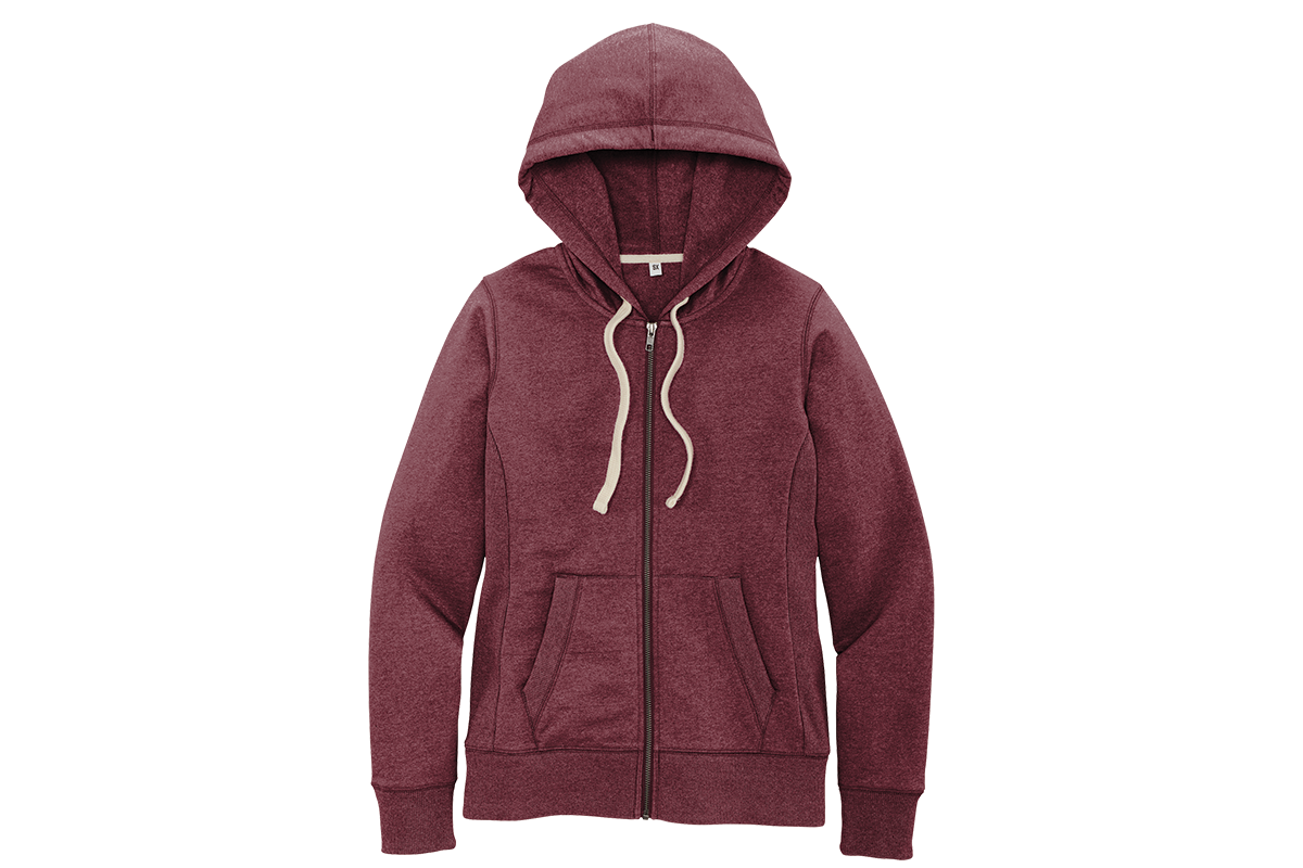 DT8103 District® Women's Re-Fleece™ Full-Zip Hoodie