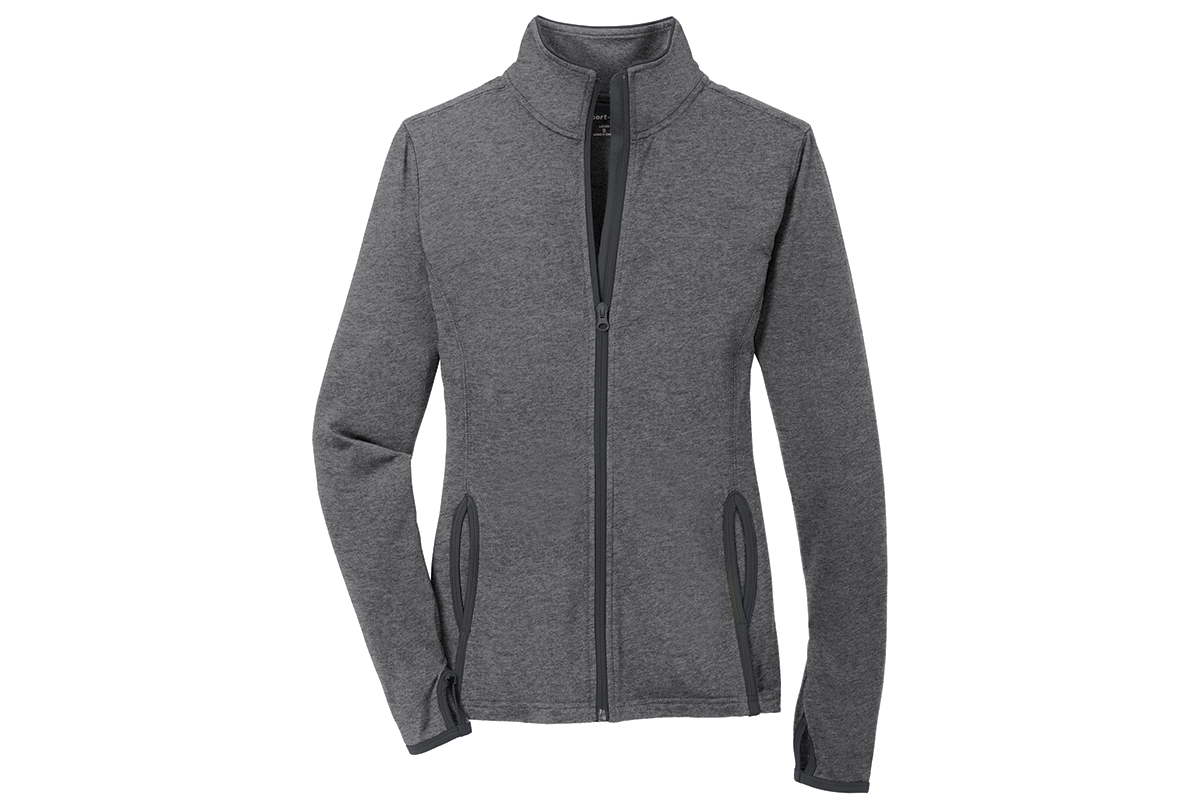 LST853 Sport-Tek® Ladies Sport-Wick® Stretch Contrast Full-Zip Jacket