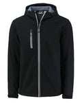Clique Telemark Eco Stretch Softshell Full Zip Mens Hooded Jacket