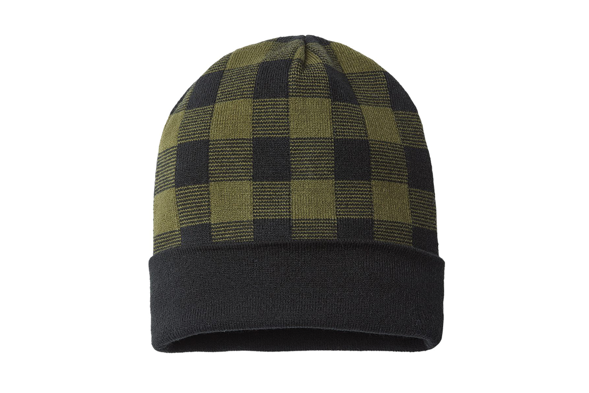 CAP AMERICA - USA-Made Plaid Beanie - RKP12