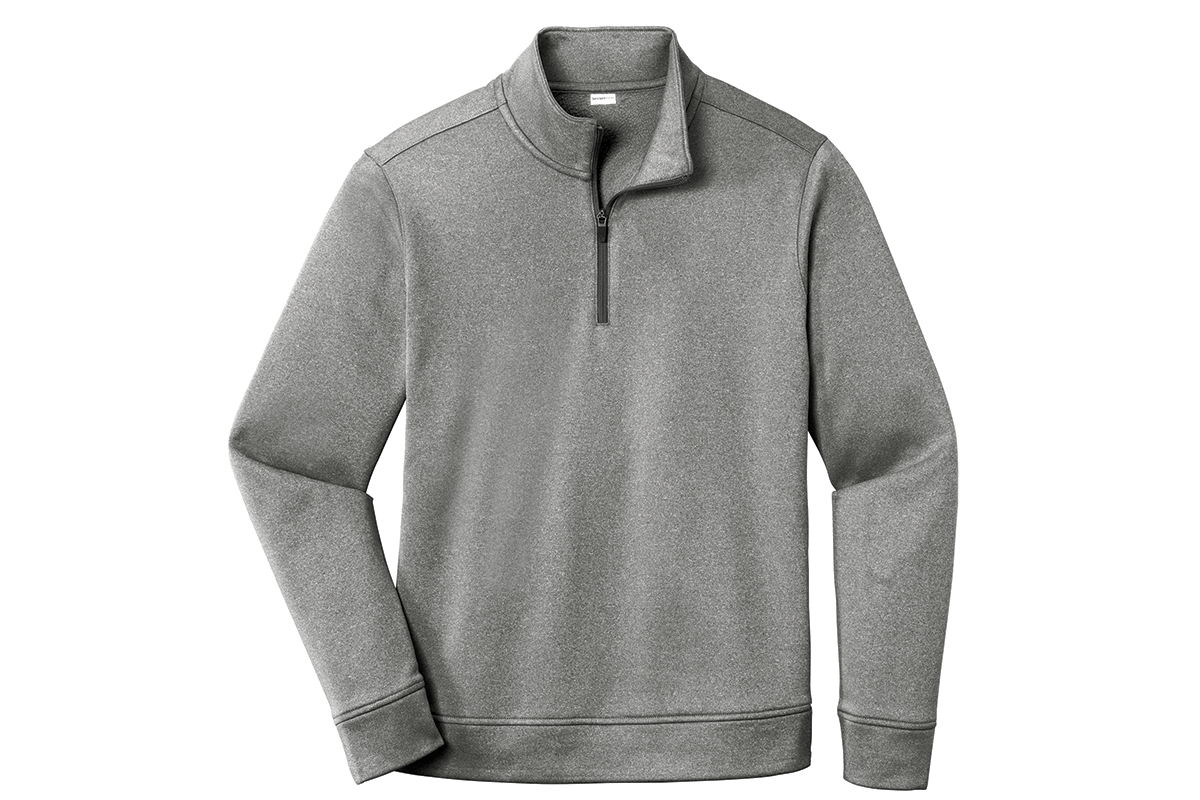 ST263 Sport-Tek ® PosiCharge ® Sport-Wick ® Heather Fleece 1/4-Zip Pullover