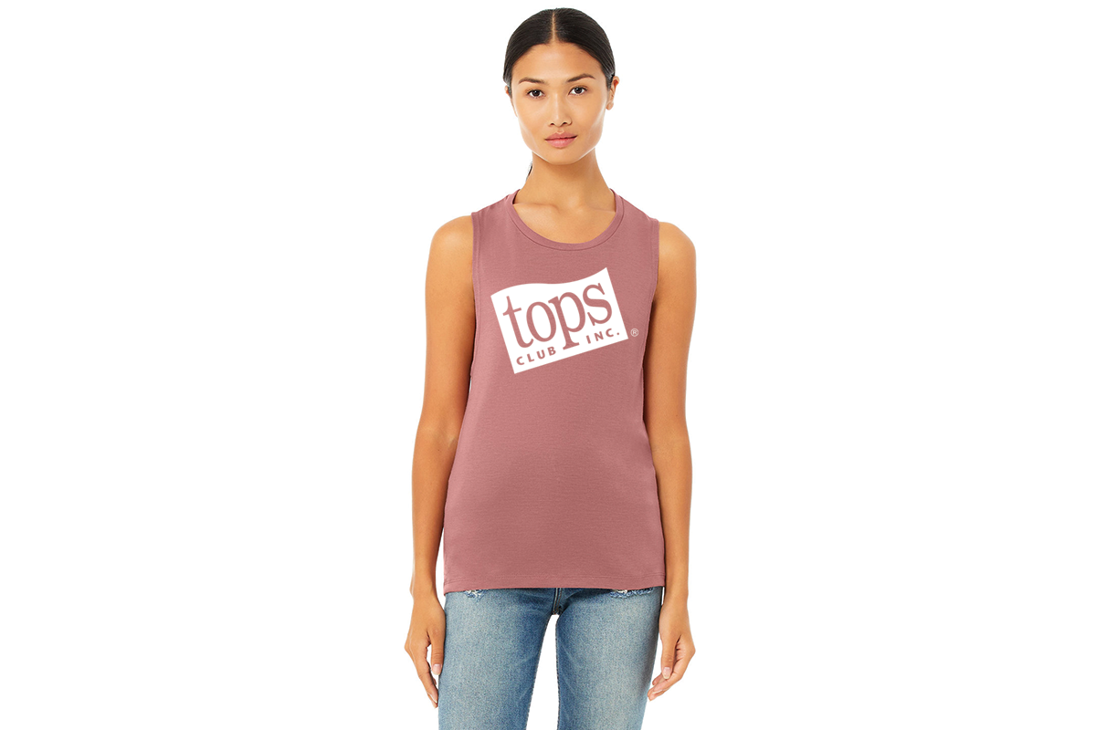 B8803 Bella + Canvas Ladies' Flowy Scoop Muscle Tank S-2XL