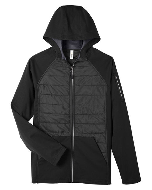 CE808 CORE365 Unisex Techno Lite Hybrid Hooded Jacket