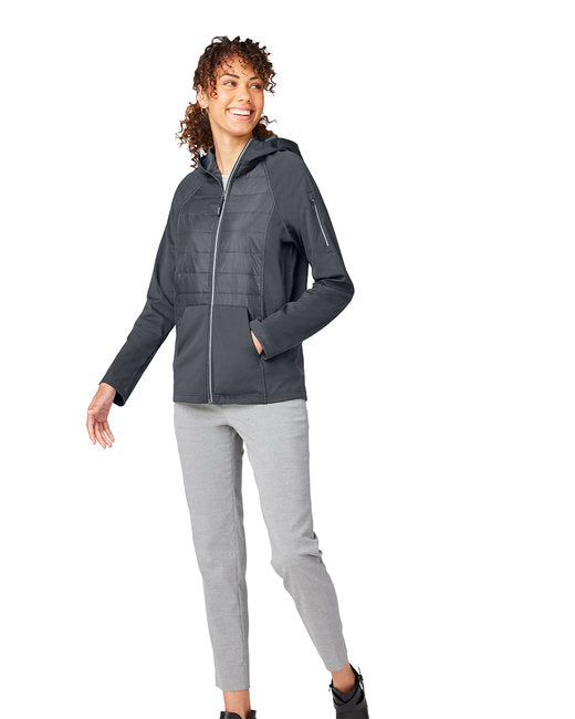 CE808 CORE365 Unisex Techno Lite Hybrid Hooded Jacket