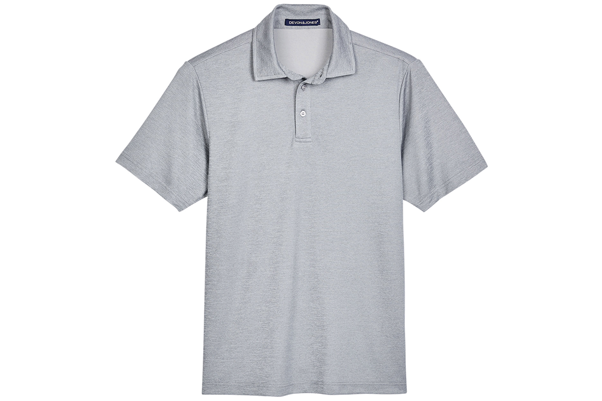 DG22 Devon & Jones CrownLux Performance® Men's Address Melange Polo