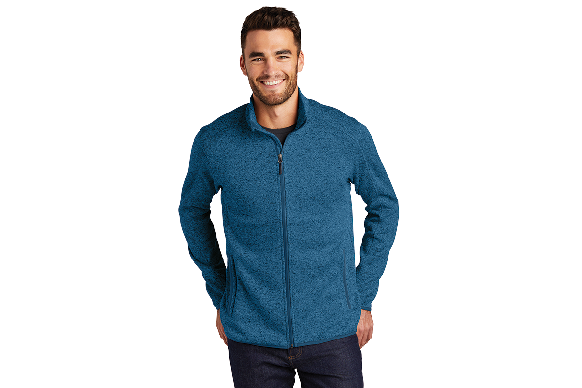 F232 Port Authority® Sweater Fleece Jacket