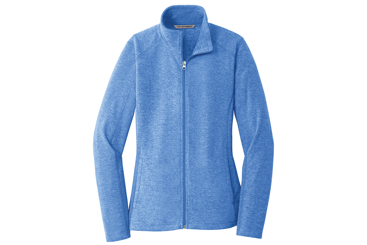 L235 Port Authority® Ladies Heather Microfleece Full-Zip Jacket