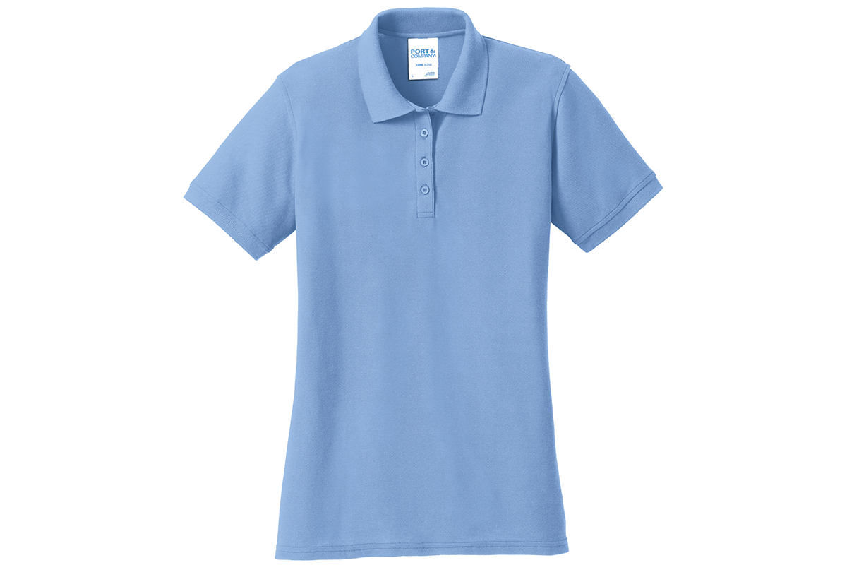 LKP155 Port & Company® Ladies Core Blend Pique Polo