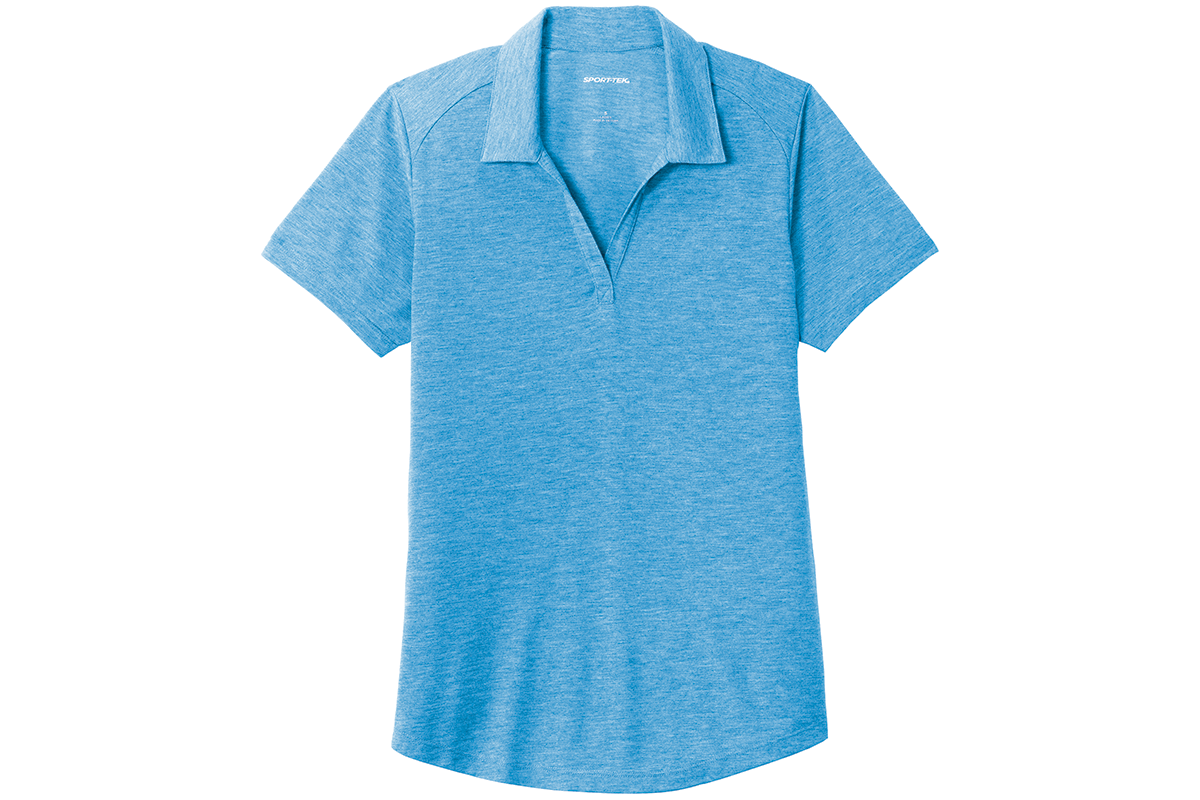 LST405 Sport-Tek ® Ladies PosiCharge ® Tri-Blend Wicking Polo