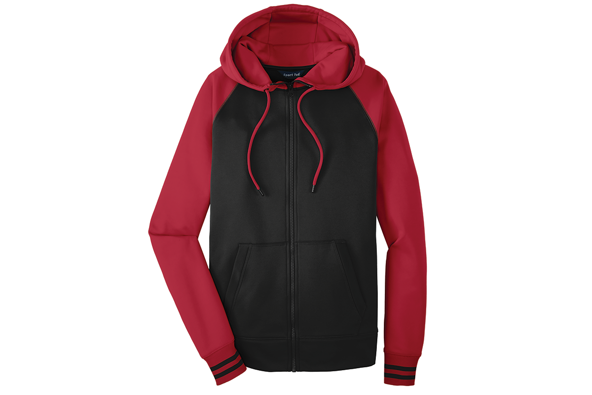 ST236 Sport-Tek® Sport-Wick® Varsity Fleece Full-Zip Hooded Jacket