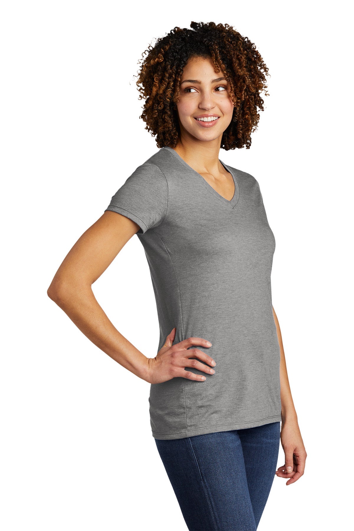 AL2018 Allmade® Women’s Tri-Blend V-Neck Tee