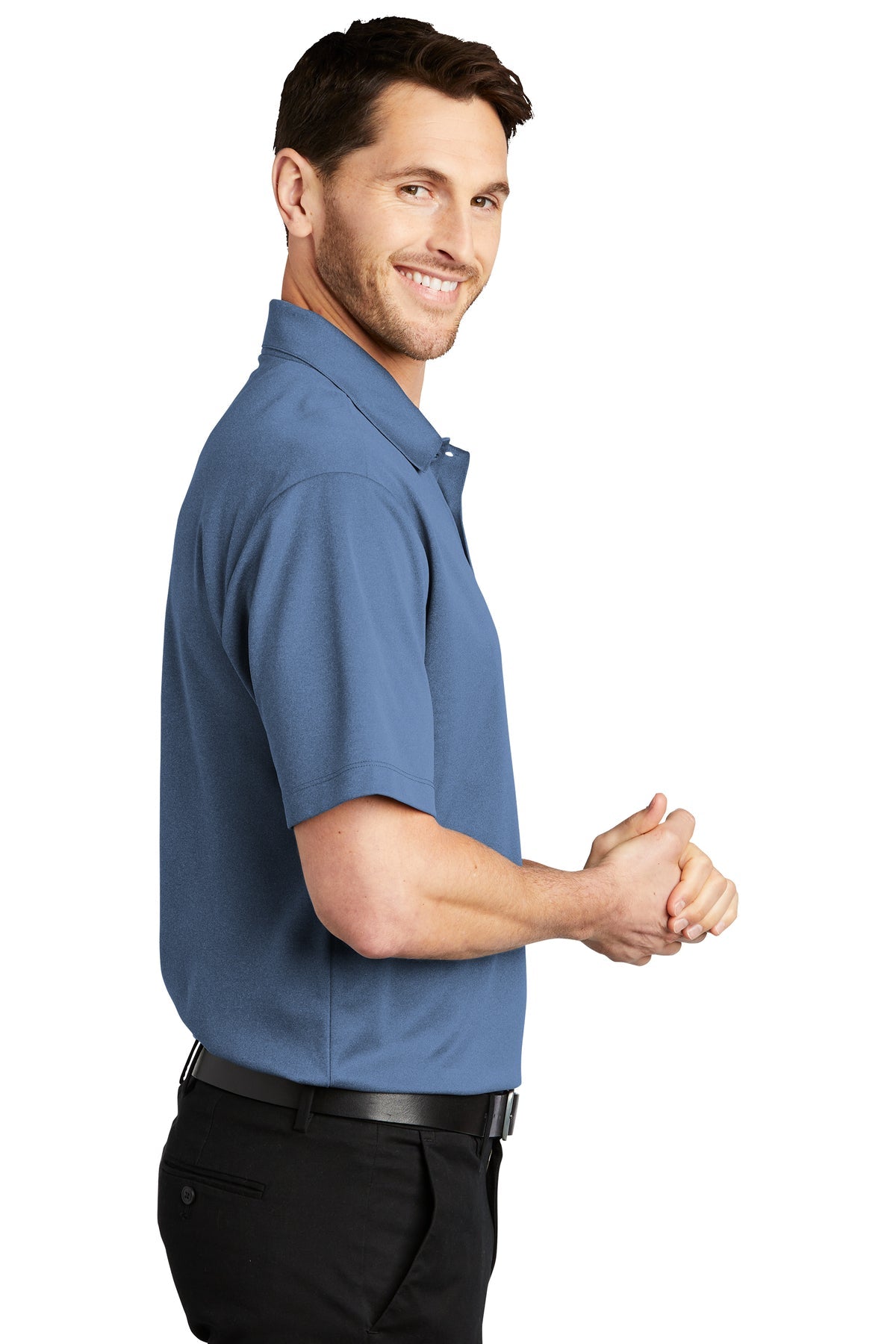 K542 Port Authority® Heathered Silk Touch™ Performance Polo
