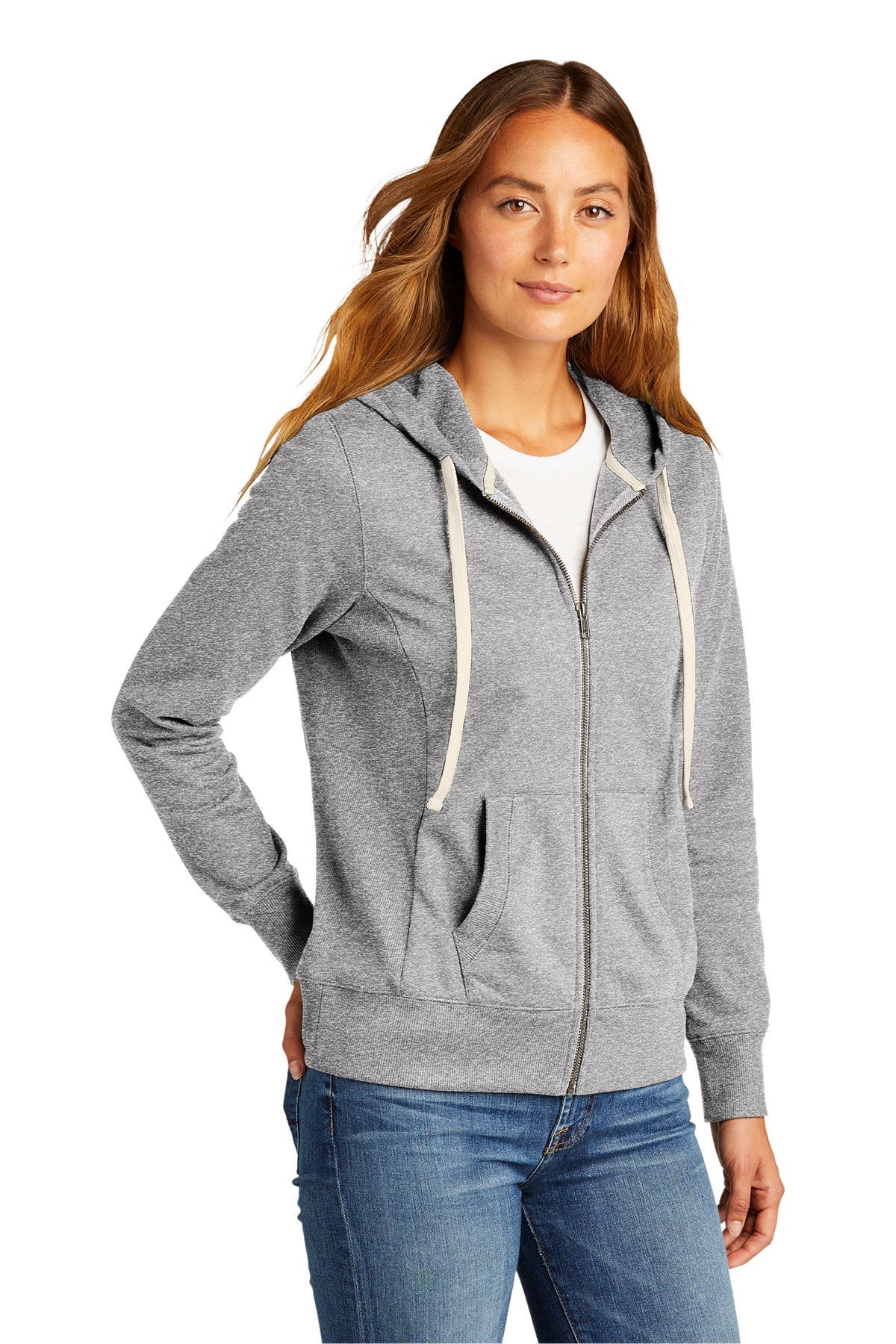 DT8103 District® Women's Re-Fleece™ Full-Zip Hoodie