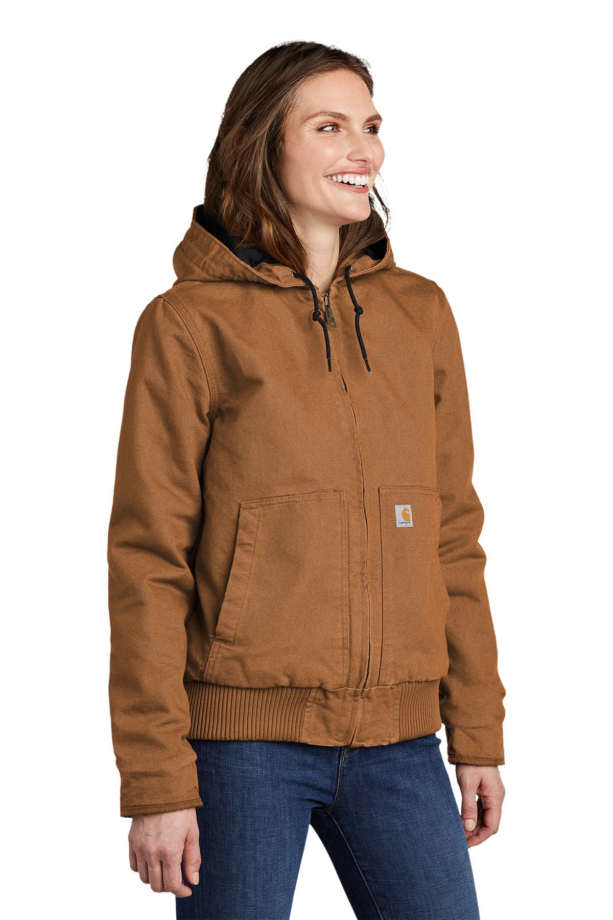 CT104053 Carhartt® Women’s Washed Duck Active Jac