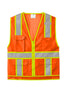 CSV105 CornerStone® ANSI 107 Class 2 Surveyor Zippered Two-Tone Vest