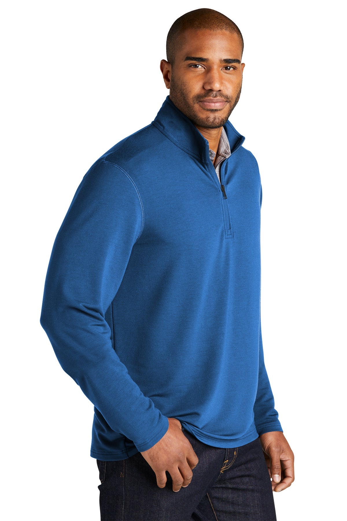 K825 Port Authority® Microterry 1/4-Zip Pullover