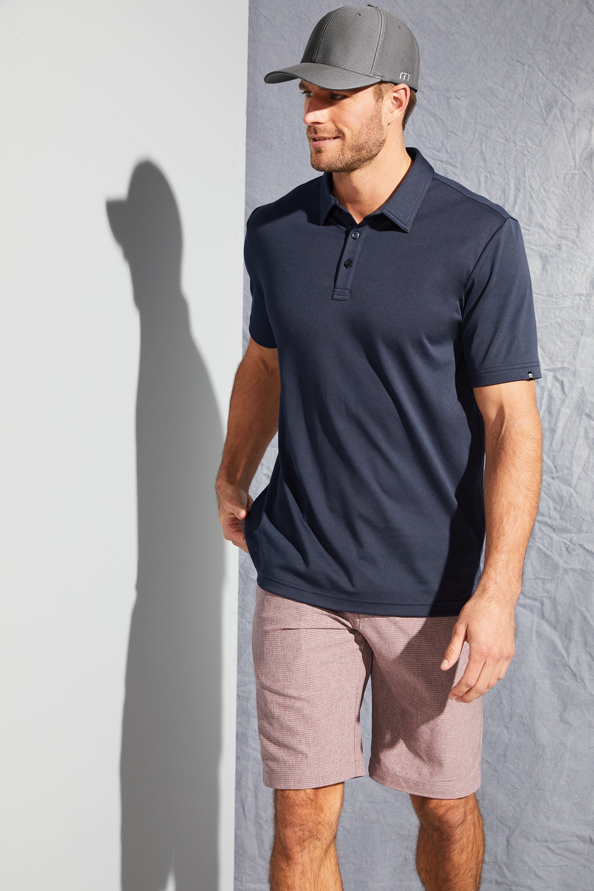 TM1MU411 TravisMathew Oceanside Solid Polo