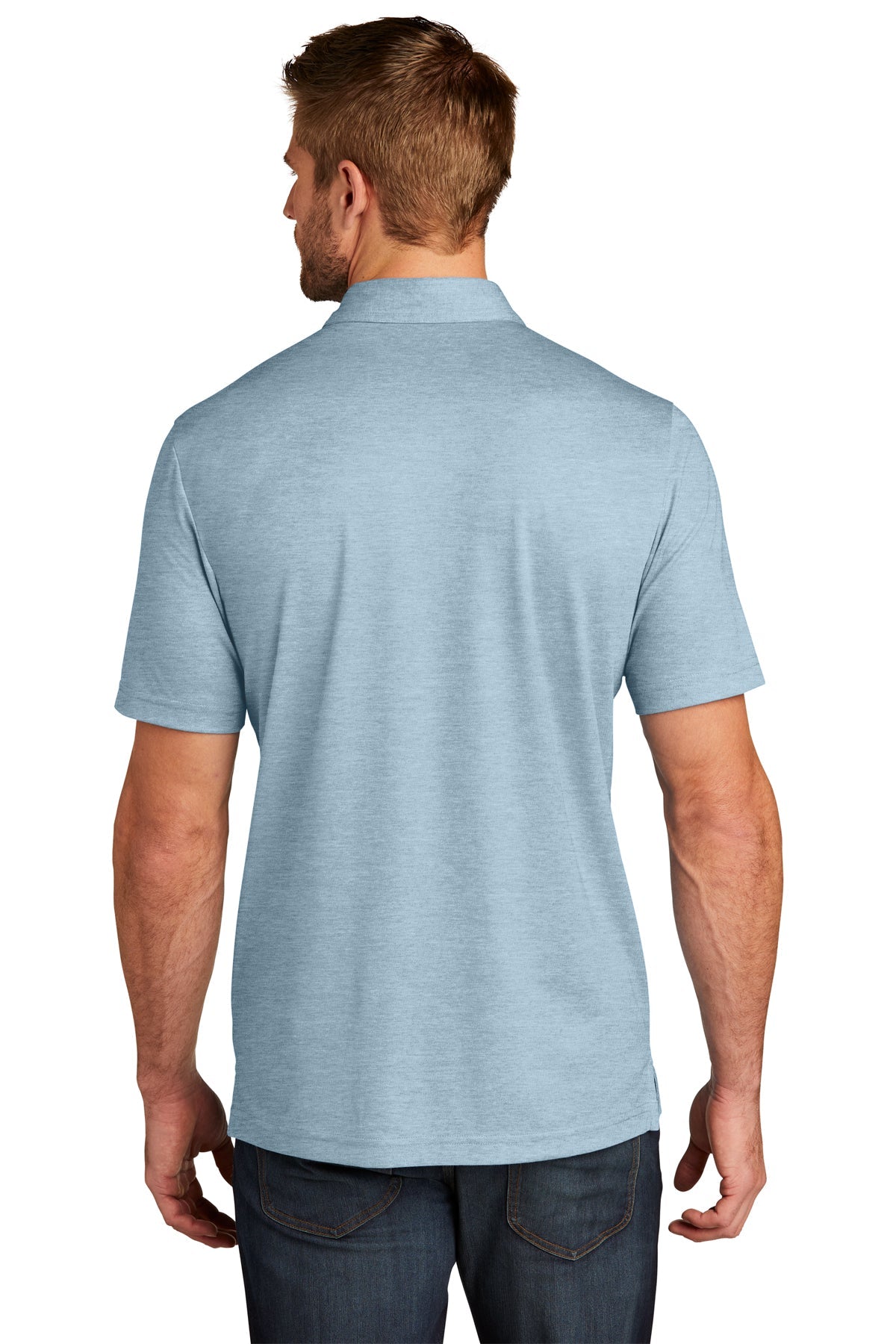 TM1MU412 TravisMathew Oceanside Heather Polo