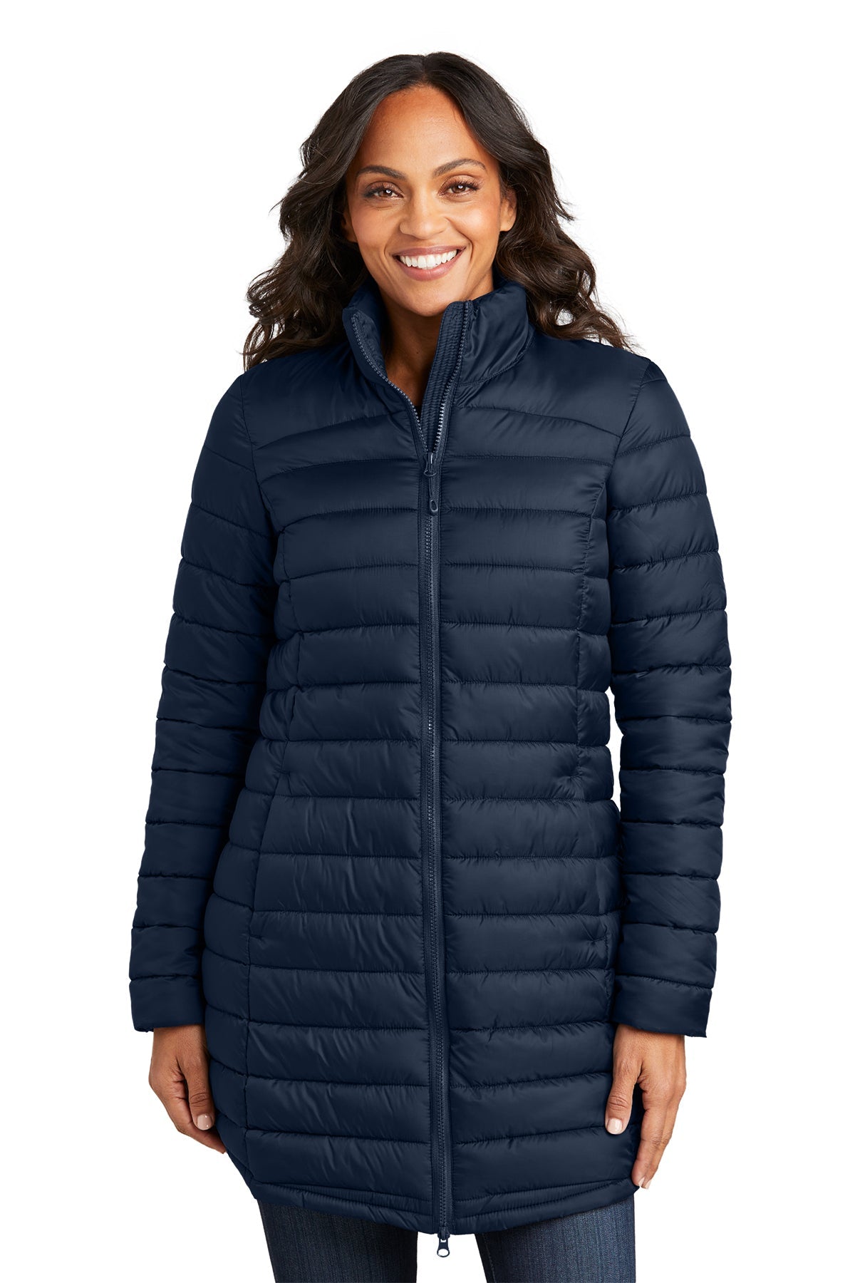 L365 Port Authority® Ladies Horizon Puffy Long Jacket