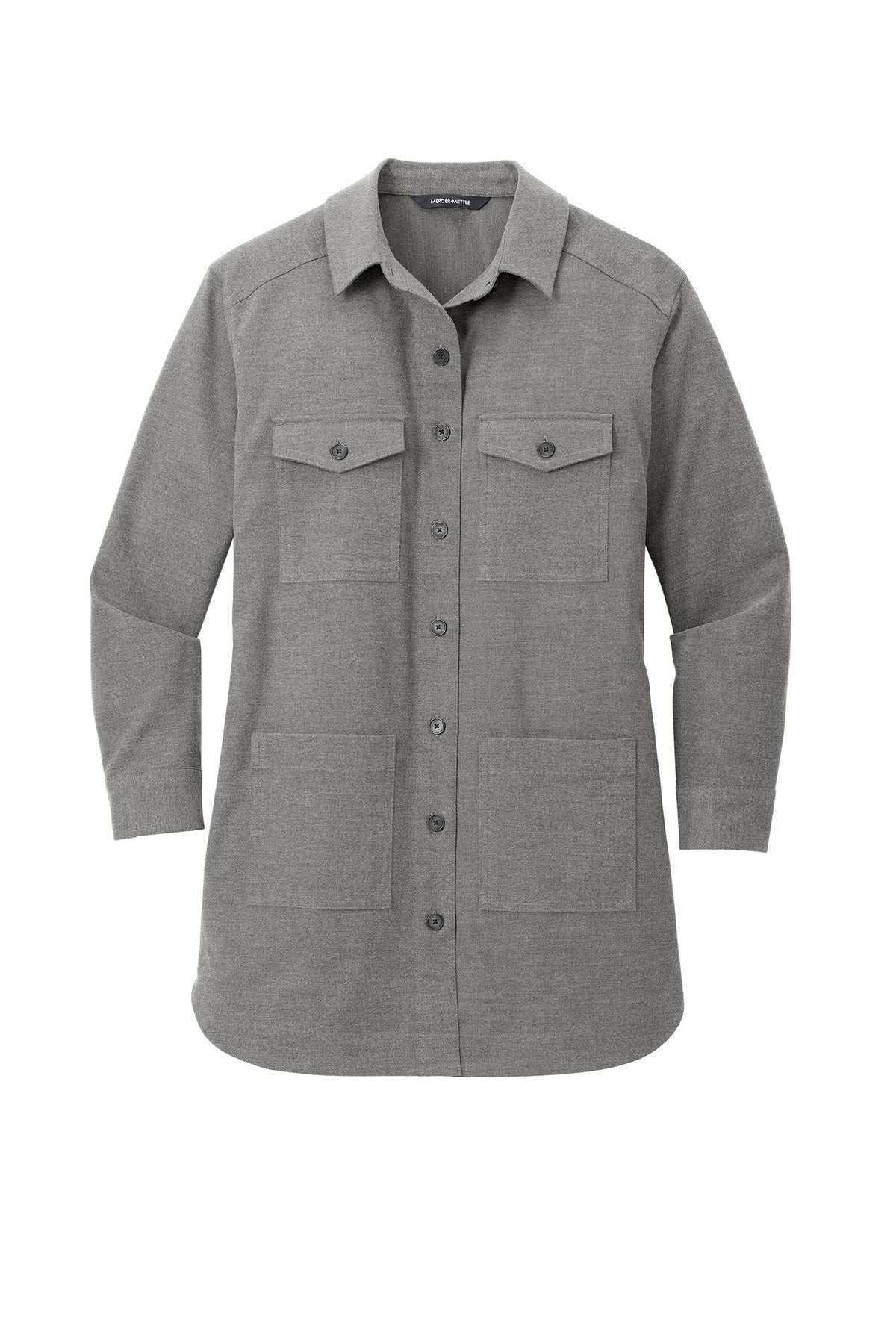 MM2021 Mercer+Mettle™ Women’s Long Sleeve Twill Overshirt