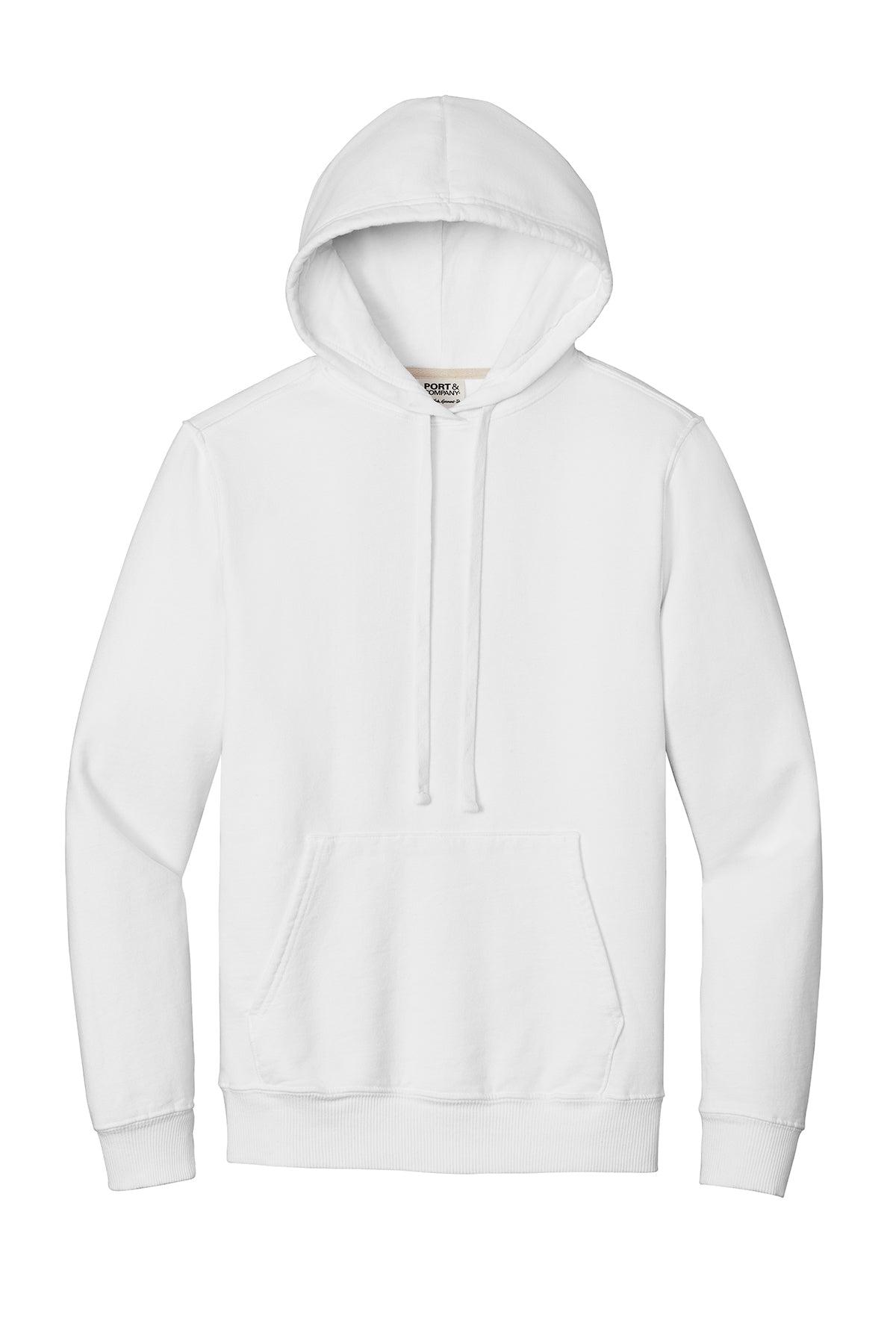 PC098H Port & Company® Beach Wash® Garment-Dyed Pullover Hooded Sweatshirt-S-4XL