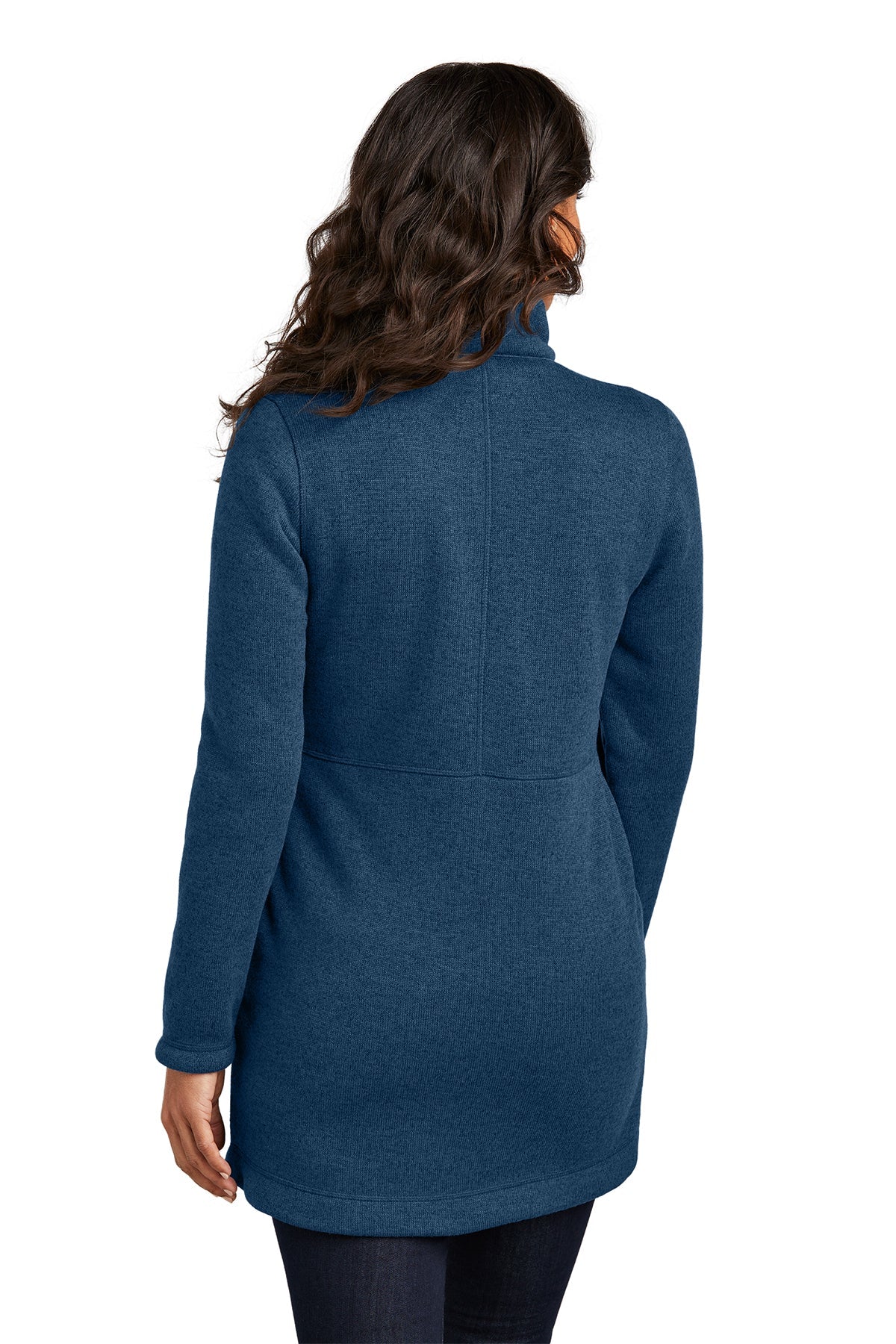 L425 Port Authority® Ladies Arc Sweater Fleece Long Jacket