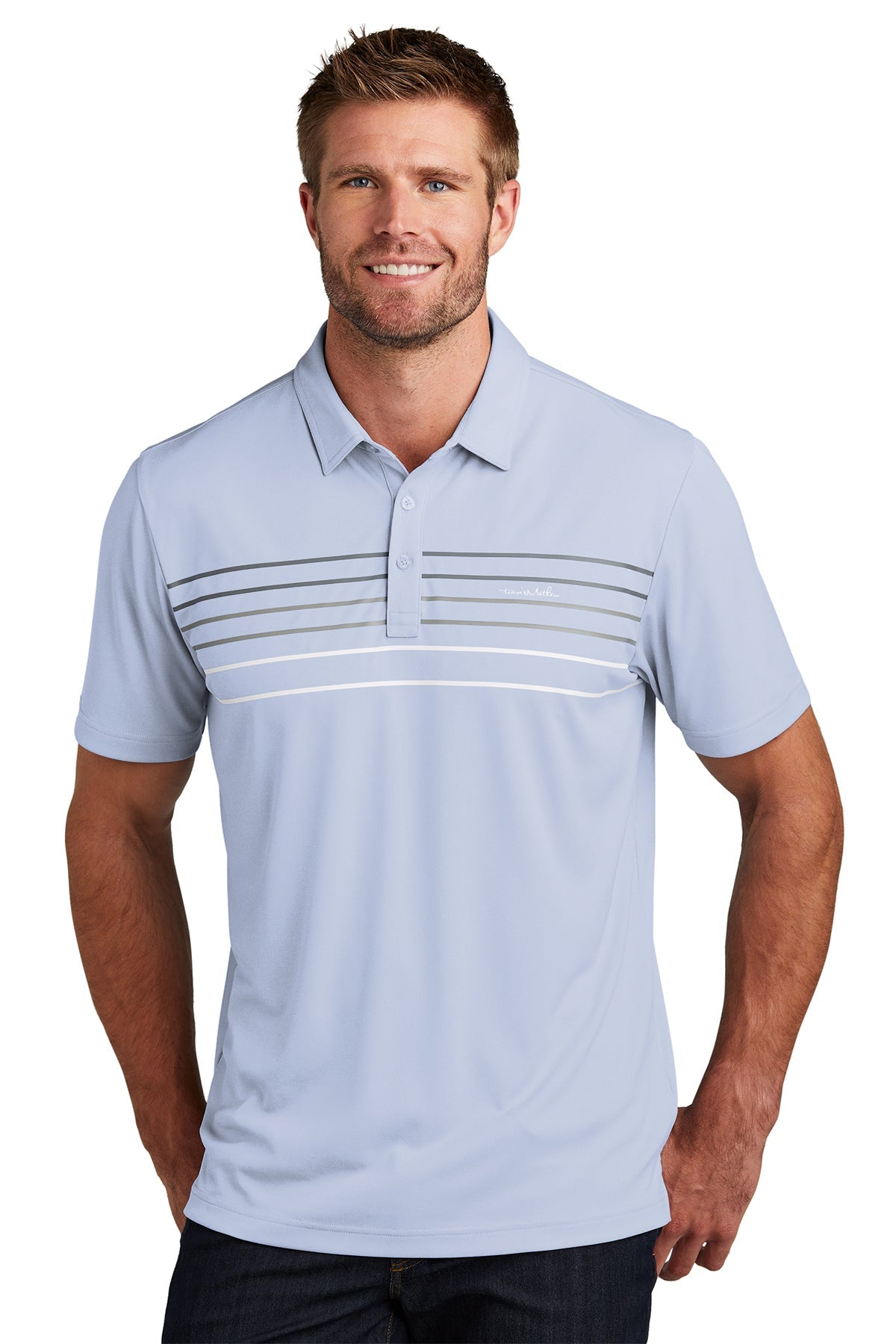 TM1MY400 TravisMathew Coto Performance Chest Stripe Polo