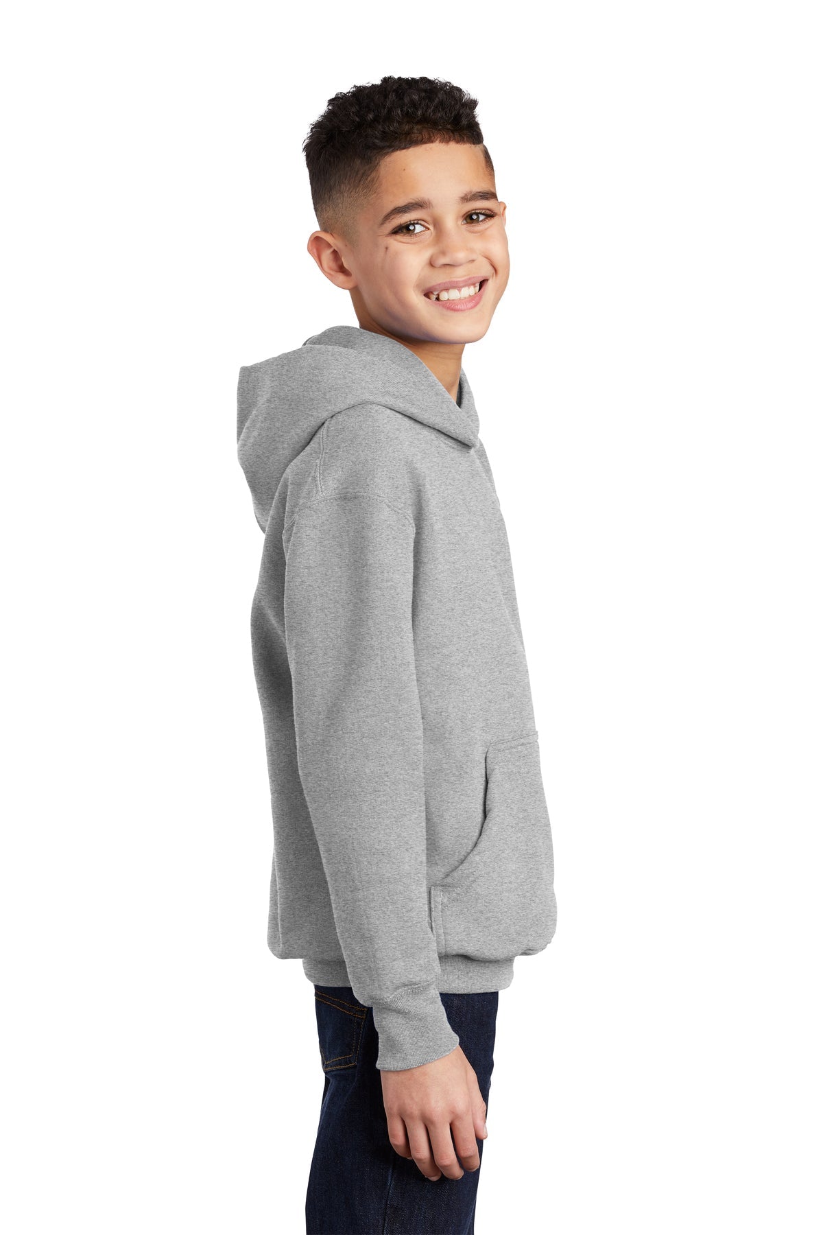 PC90YH Port & Company® Youth Core Fleece Pullover Hooded Sweatshirt. XS-XL