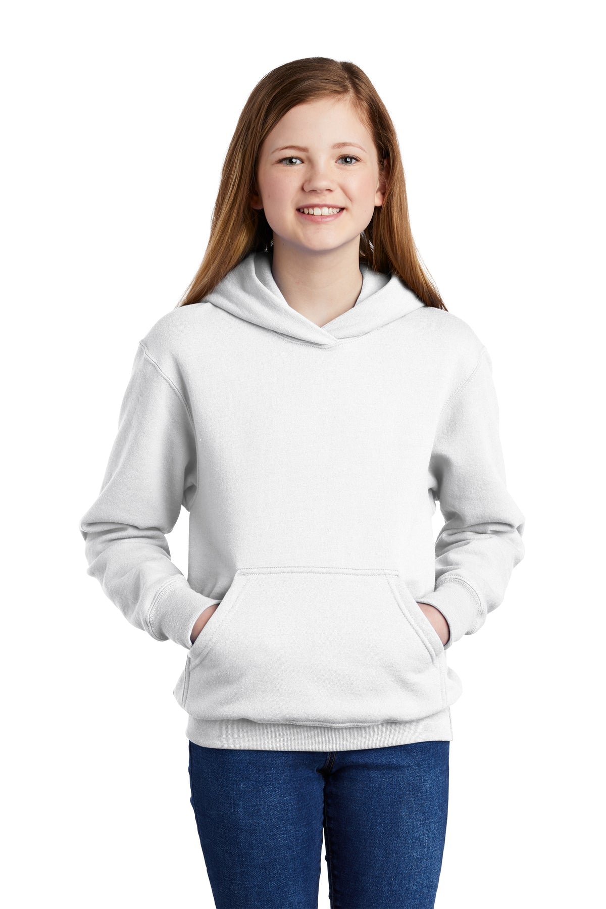 PC90YH Port & Company® Youth Core Fleece Pullover Hooded Sweatshirt. XS-XL