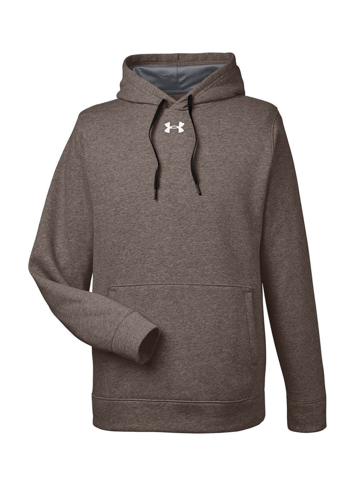 Under Armour Men's Black / White Hustle Fleece Hoodie