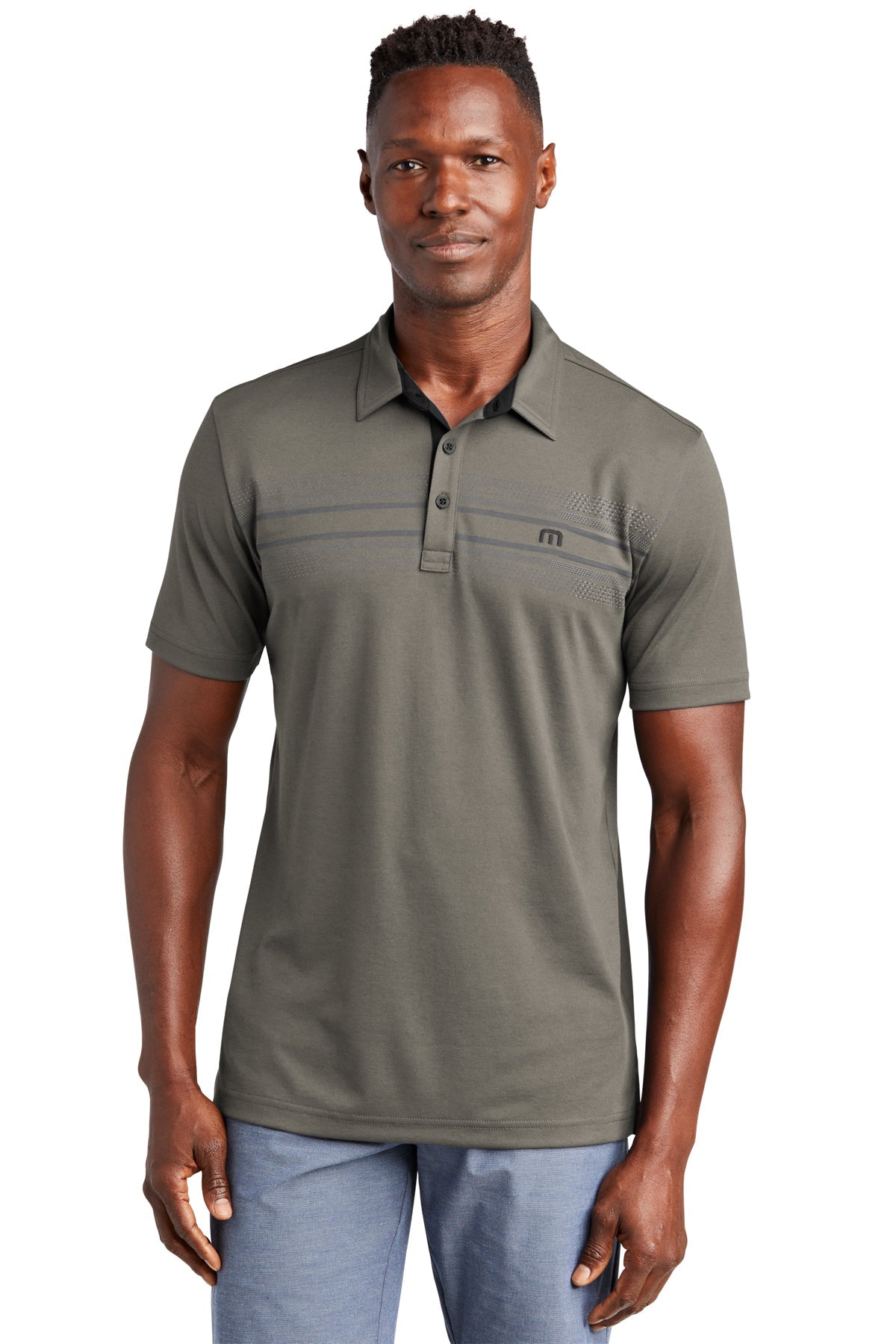 TM1MW450 TravisMathew Monterey Chest Stripe Polo