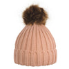 Premium Cable Knit Pom Beanie - FUR3
