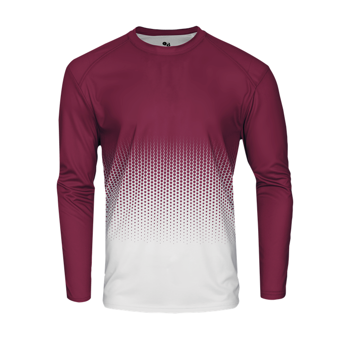 222400 Youth Loose Hex Youth Long Sleeve Tee